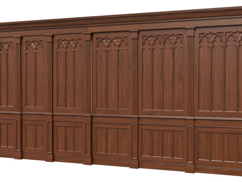 Wooden panels 24 3D Model
