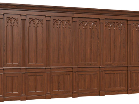 Wooden panels 24 3D Model