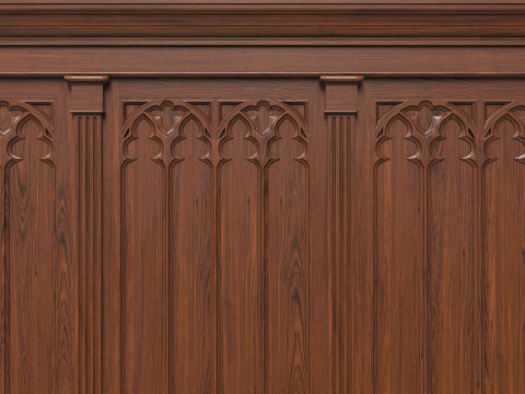 Wooden panels 24 3D 模型
