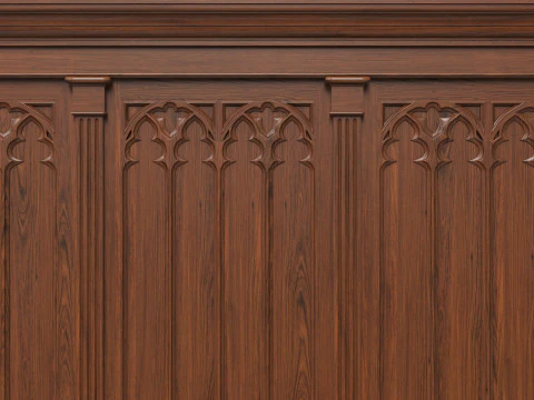 Wooden panels 24 3D Model