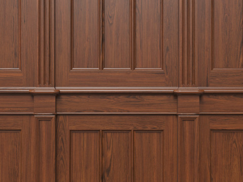 Wooden panels 24 3D 模型