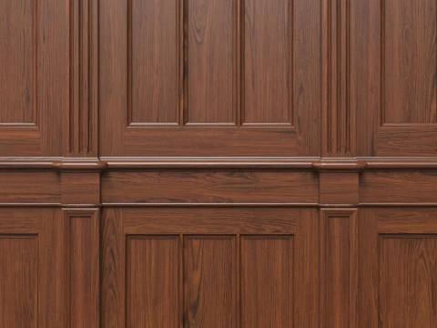 Wooden panels 24 3D Model