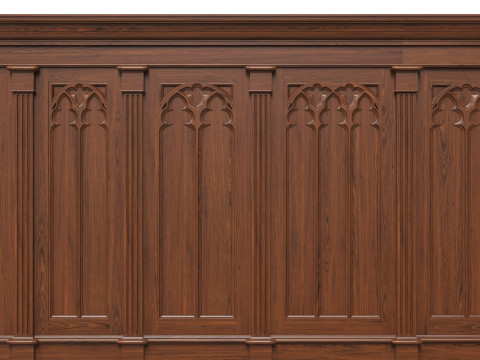 Wooden panels 24 3D 模型