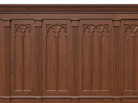 Wooden panels 24 3D Model