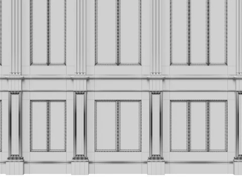 Wooden panels 24 3D Model
