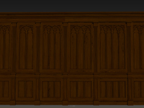 Wooden panels 24 3D 模型