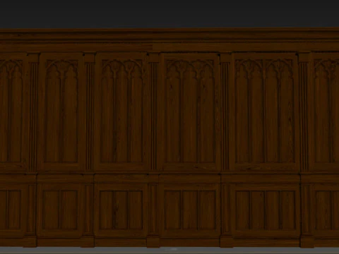 Wooden panels 24 3D Model
