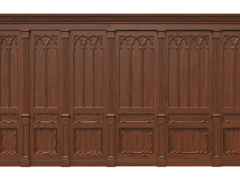 Wooden panels 25 3D Model