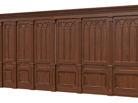 Wooden panels 25 3D 模型