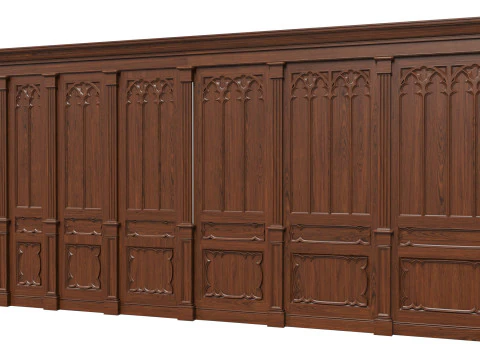 Wooden panels 25 3D Model