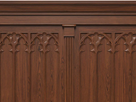 Wooden panels 25 3D Model