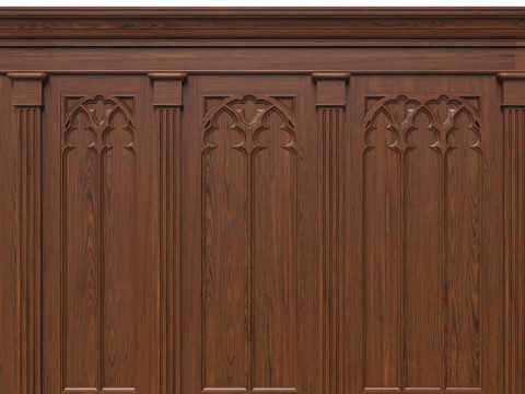 Wooden panels 25 3D 模型