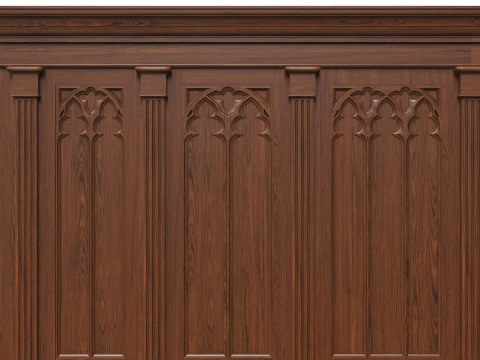Wooden panels 25 3D Model