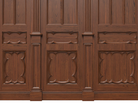 Wooden panels 25 3D 模型