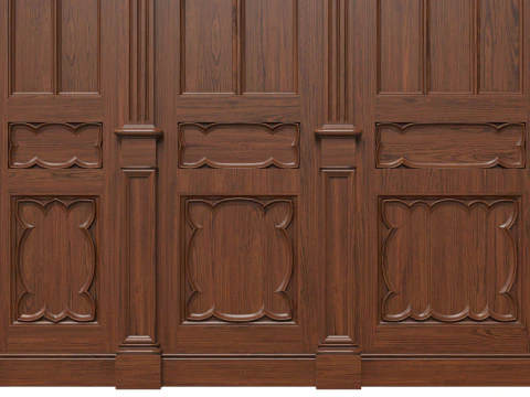 Wooden panels 25 3D Model