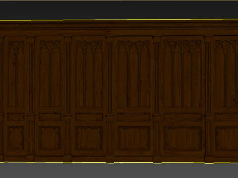 Wooden panels 25 3D Model
