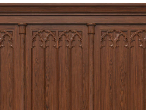 Wooden panels 26 3D Model