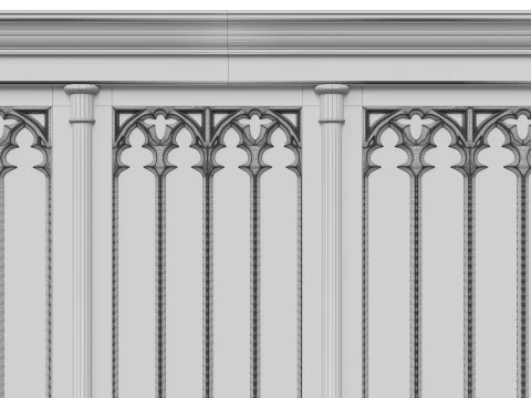 Wooden panels 26 3D Model
