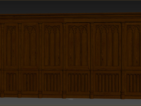 Wooden panels 26 3Dモデル