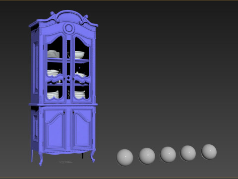 Display cabinet 750 3D Модель