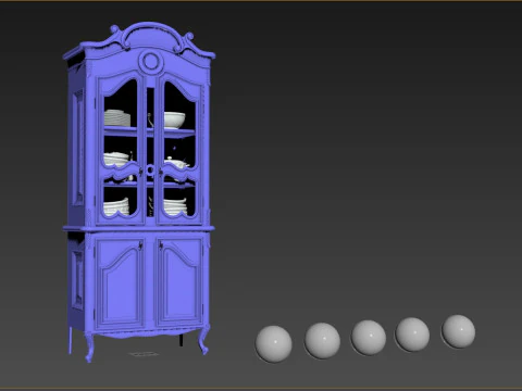 Display cabinet 750 3D Model