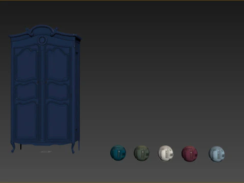 Closet 1200 3D Model