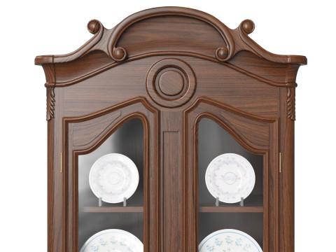 Showcase in classic style 750 3D Model