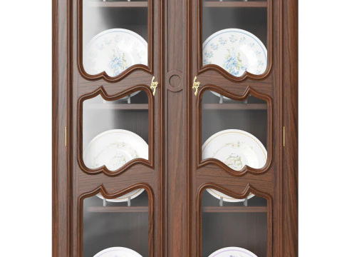 Showcase in classic style 750 3D Model