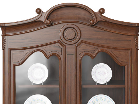 Showcase in classic style 1200 3D Model