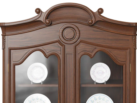 Showcase in classic style 1200 3D Model