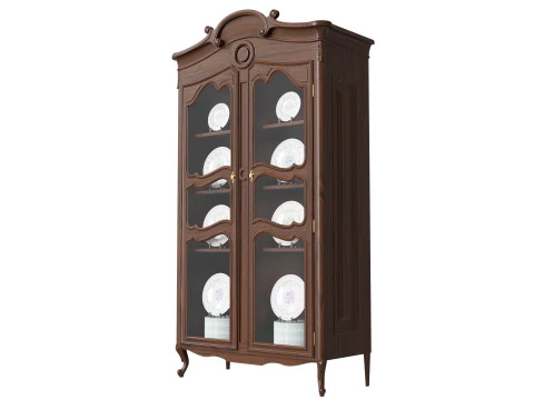 Showcase in classic style 1200 3D Model
