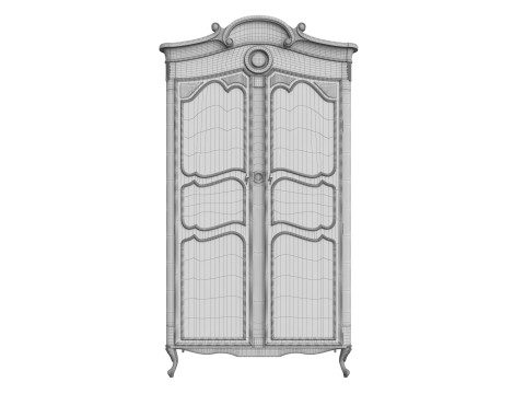 Showcase in classic style 1200 3D Model