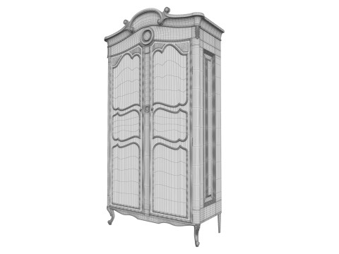 Showcase in classic style 1200 3D Model