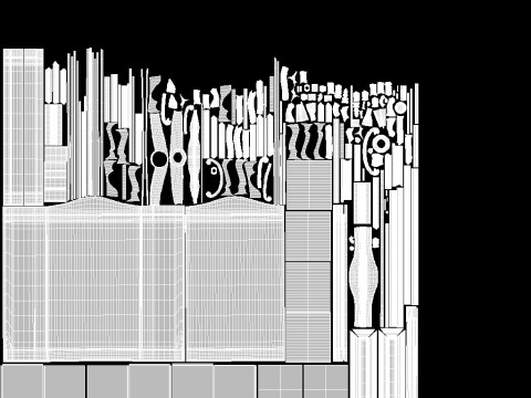 Showcase in classic style 1200 3D Model