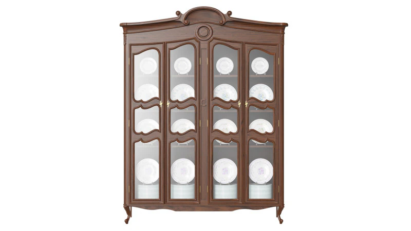 Showcase in classic style 1400 3D Model .c4d .max .obj .3ds .fbx .stl .blend 