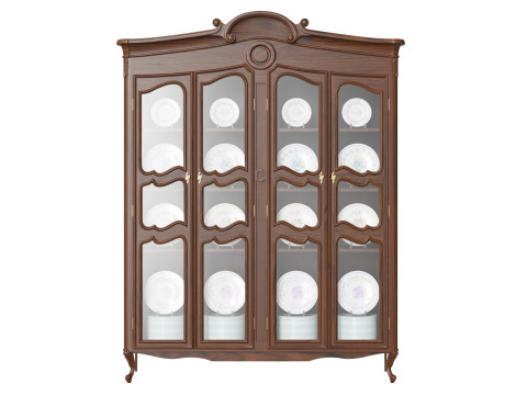 Showcase in classic style 1400 3D Model