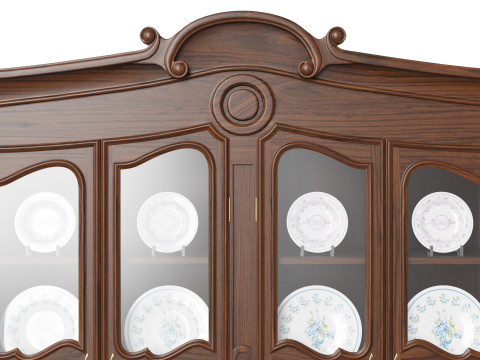 Showcase in classic style 1400 3D Model