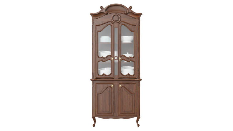 Classic style display cabinet 750 3D Model .c4d .max .obj .3ds .fbx .stl .blend 