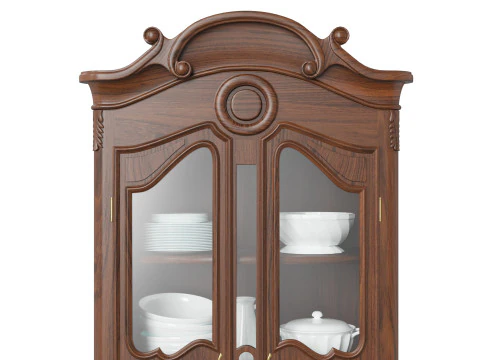 Classic style display cabinet 750 3D Model