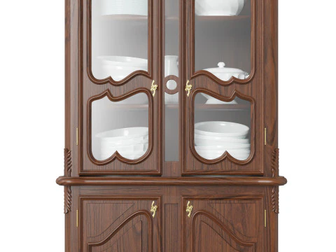 Classic style display cabinet 750 3D Model