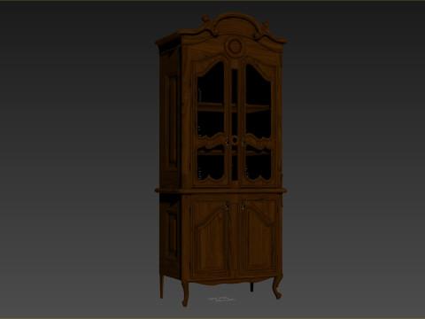 Classic style display cabinet 750 3Dモデル
