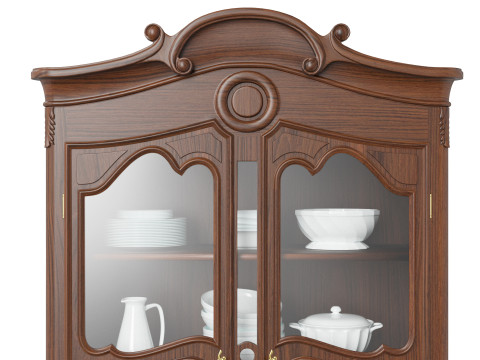 Classic style display cabinet 1200 3D Model
