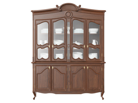 Classic style display cabinet 1400 3Dモデル
