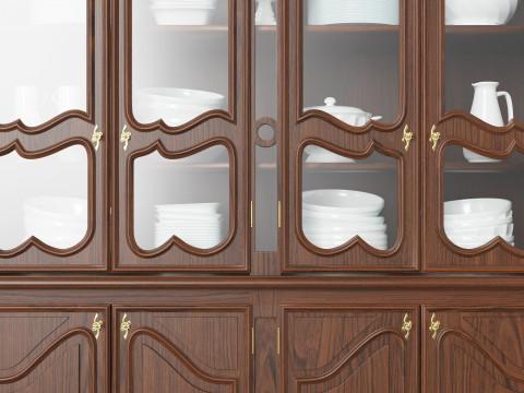 Classic style display cabinet 1400 3Dモデル