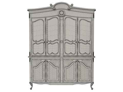 Classic style display cabinet 1400 3Dモデル