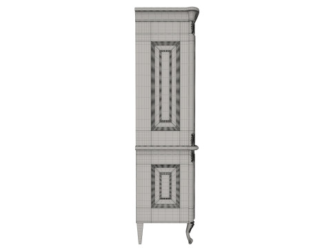 Classic style display cabinet 1400 3Dモデル