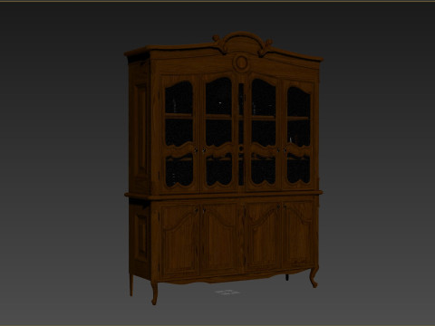 Classic style display cabinet 1400 3Dモデル