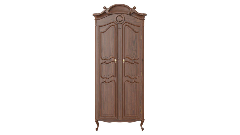 Wardrobe in classic style 750 3D Model .c4d .max .obj .3ds .fbx .stl .blend 