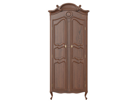 Wardrobe in classic style 750 3D Модель