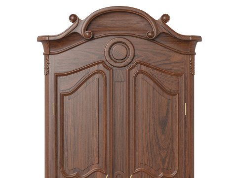 Wardrobe in classic style 750 3Dモデル